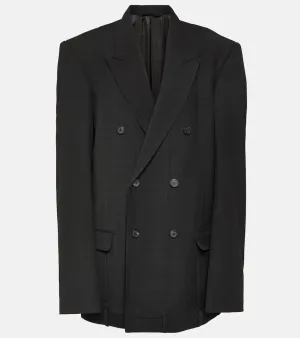 Balenciaga Deconstructed wool-blend jacket