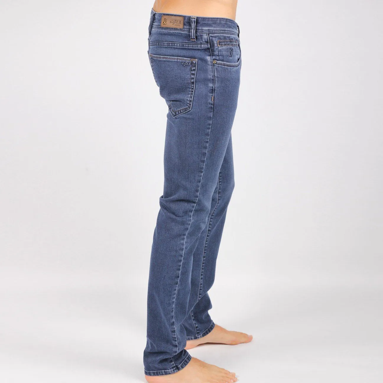 Blue Slim Fit Jeans #1076-06