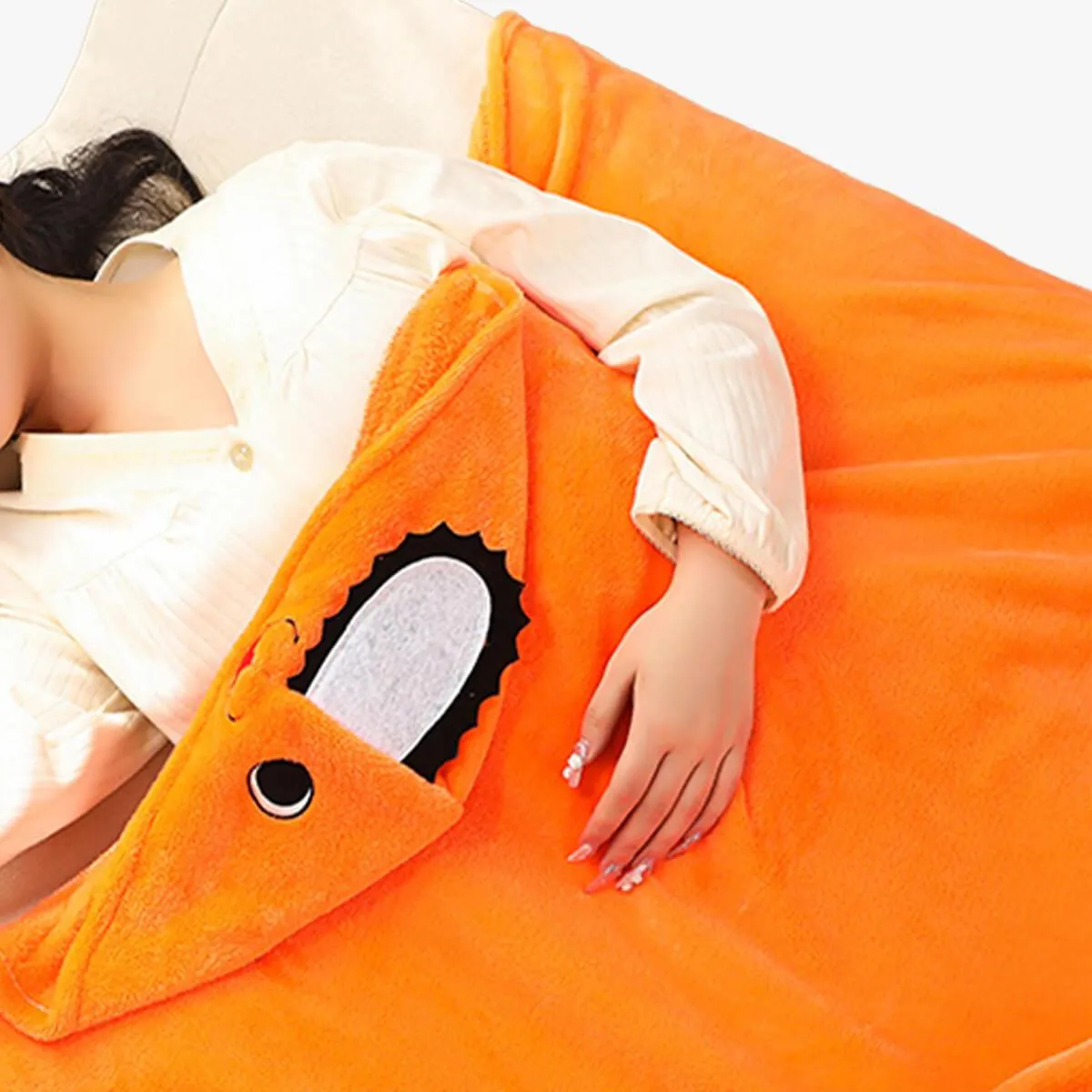 Chainsaw Man Pochita Blanket Hoodie