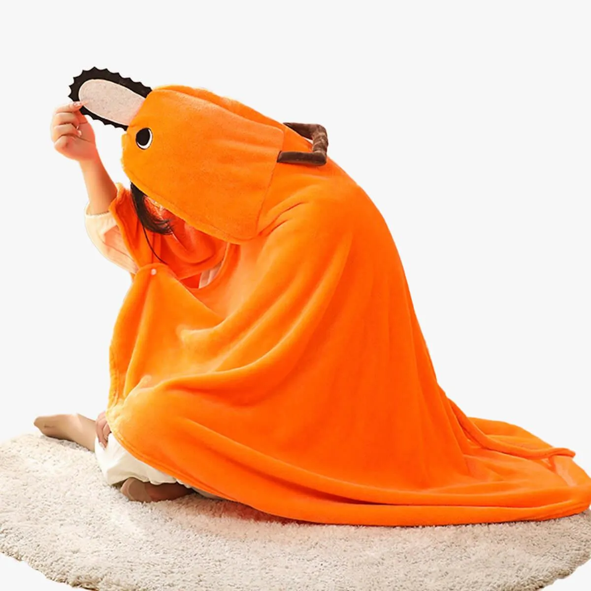 Chainsaw Man Pochita Blanket Hoodie