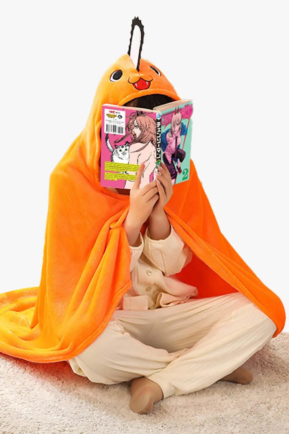 Chainsaw Man Pochita Blanket Hoodie