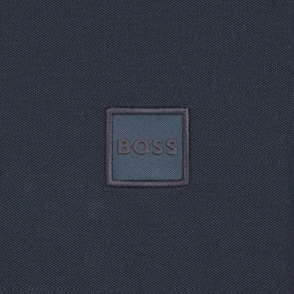Long Sleeve Logo Patch Polo