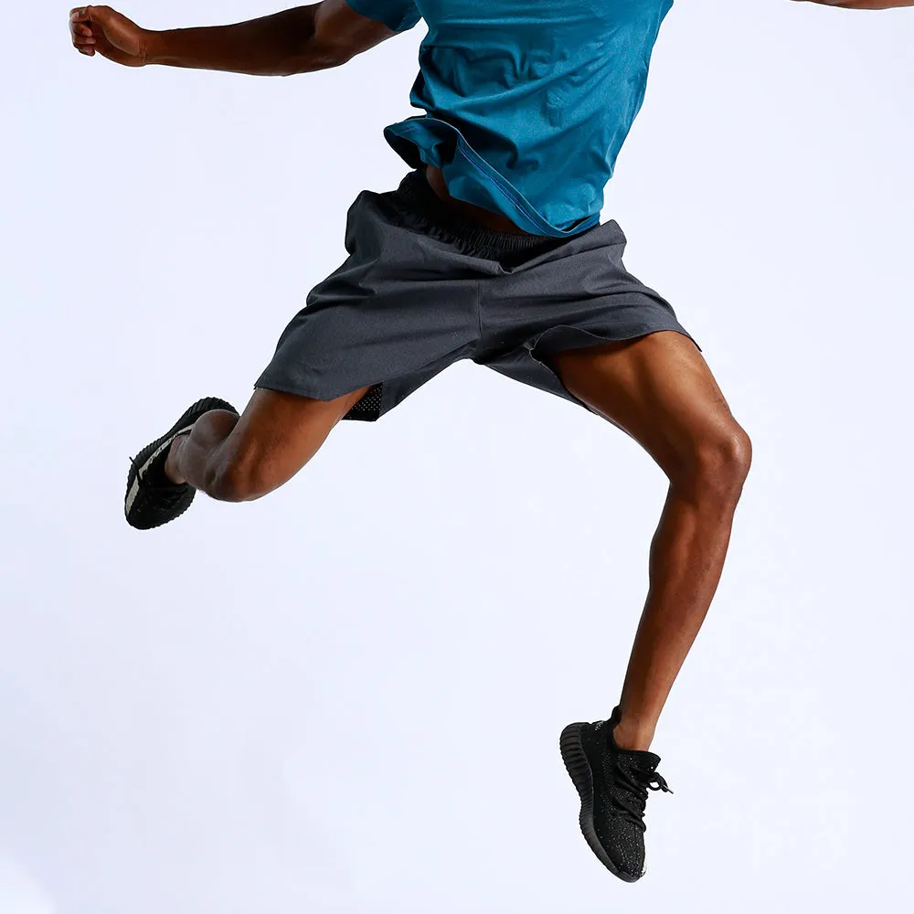 Mesh Quick-Dry Men's Sports Shorts with Pockets