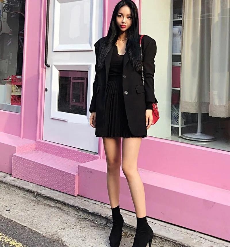 Summer Sexy Korean Style Skinny Long Sleeve Tops